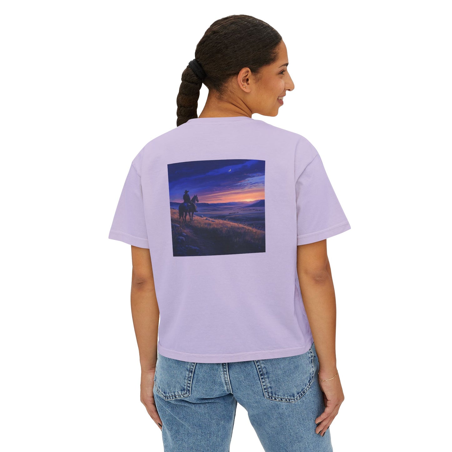 Twilight Cowboy Boxy Tee