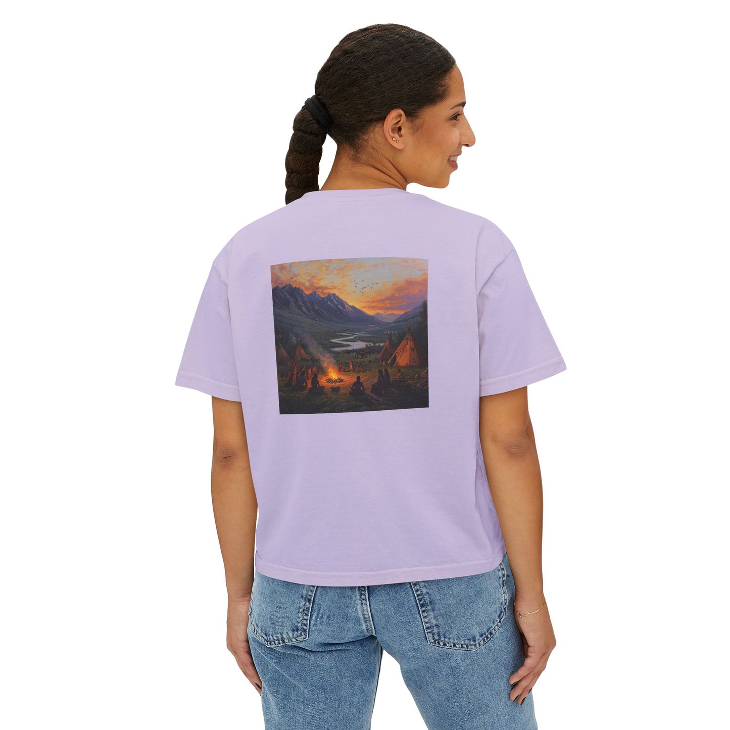 Tribal Party Boxy Tee