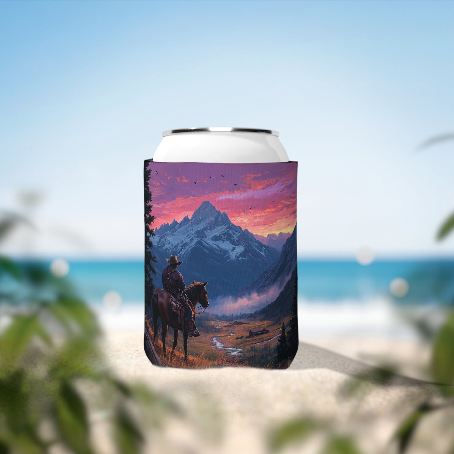 Pink Skies Koozie
