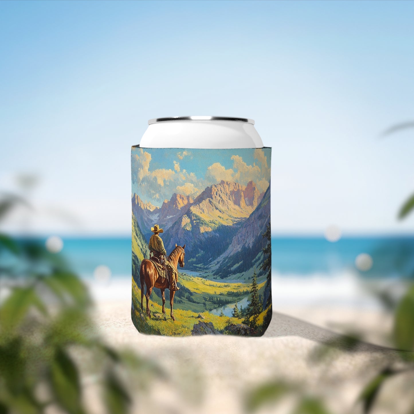 Starin' Cowboy Koozie