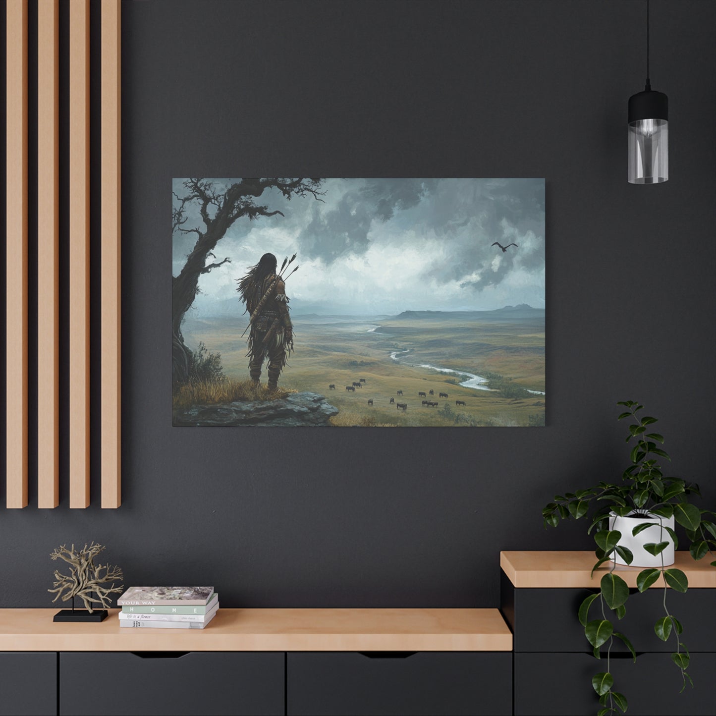 The Watchful Warrior Canvas