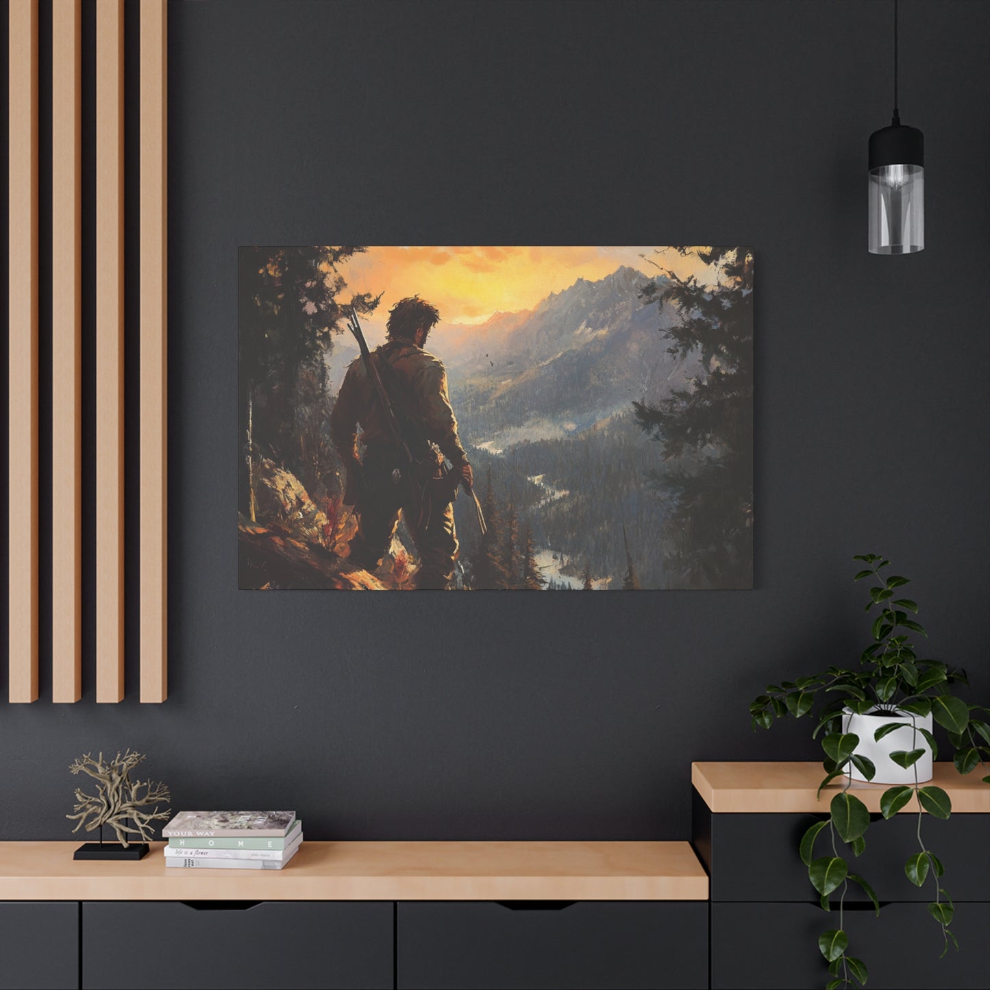 The Lone Frontiersman Canvas