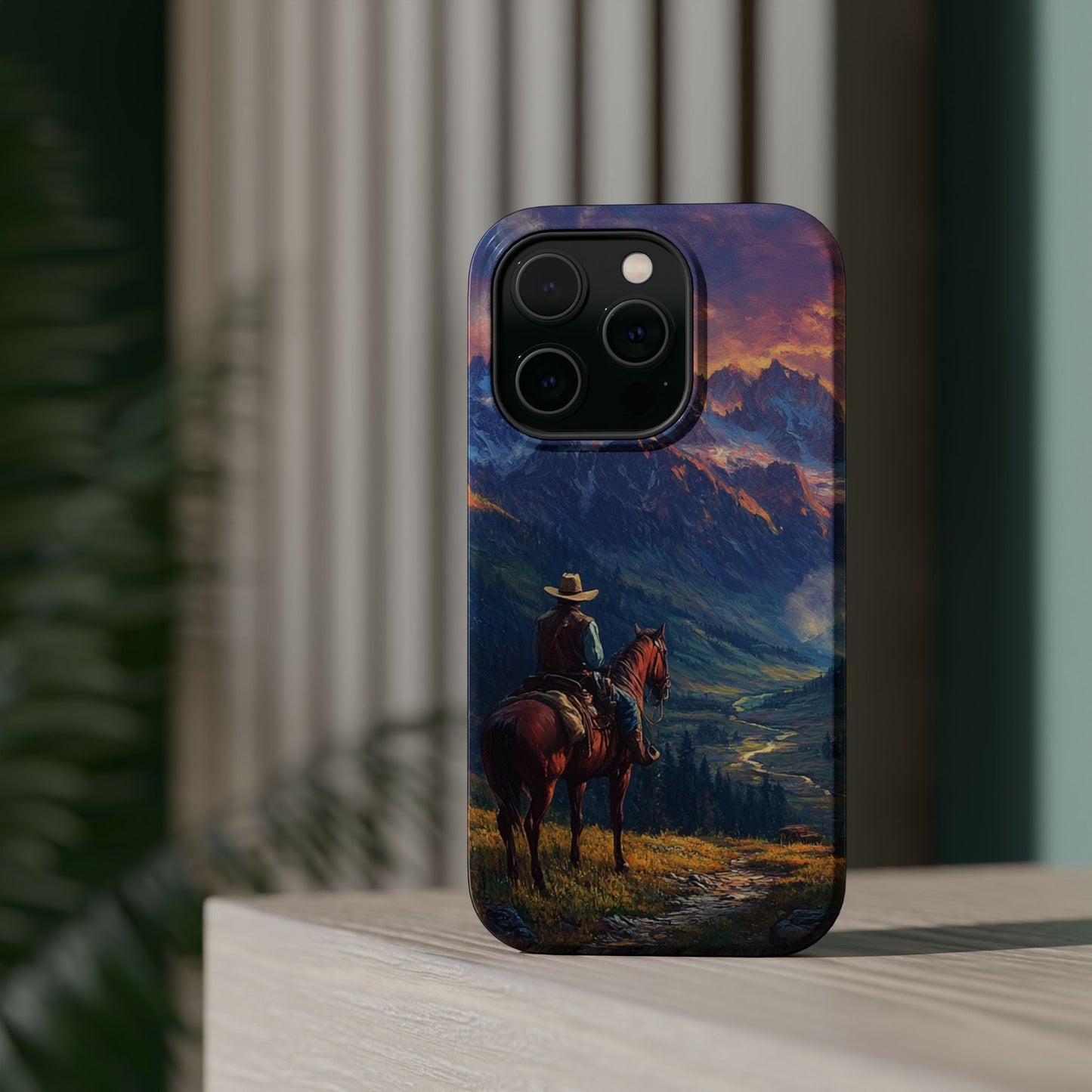 Rocky Mountain Cowboy Phone Case