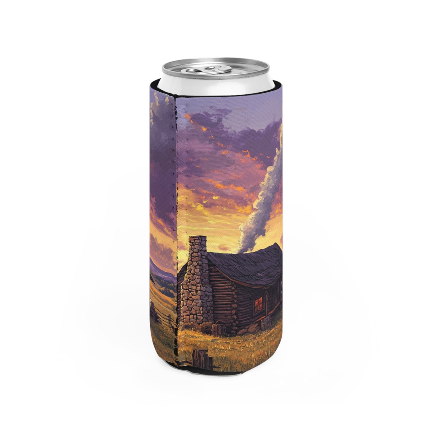 Homestead Sunset Slim Can Koozie