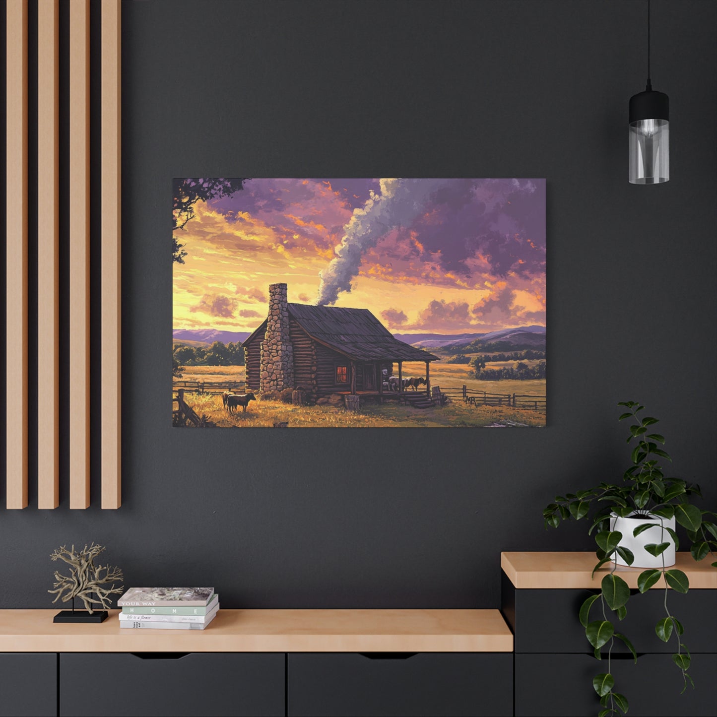 Homestead Sunset Canvas