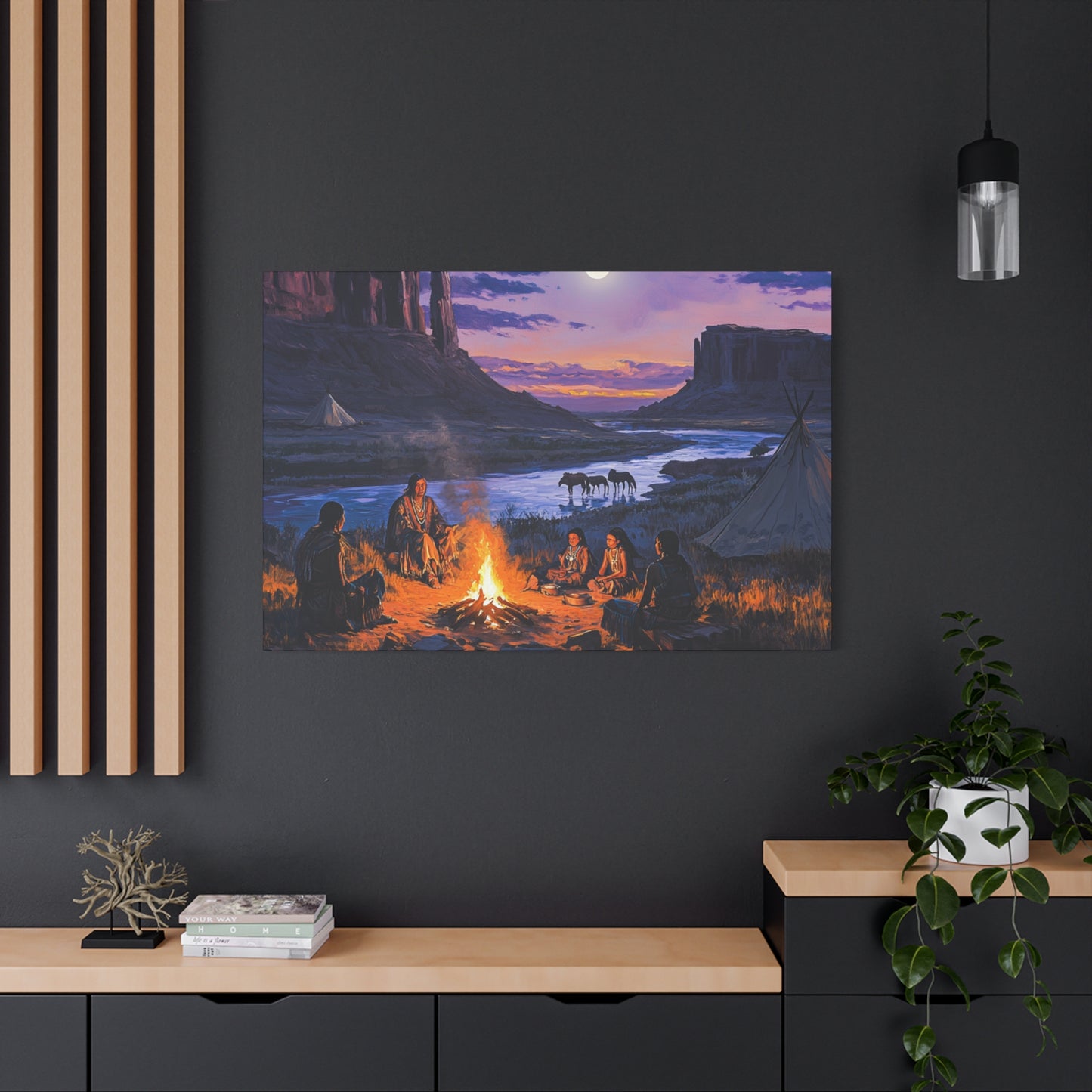 Tribal Gathering Canvas