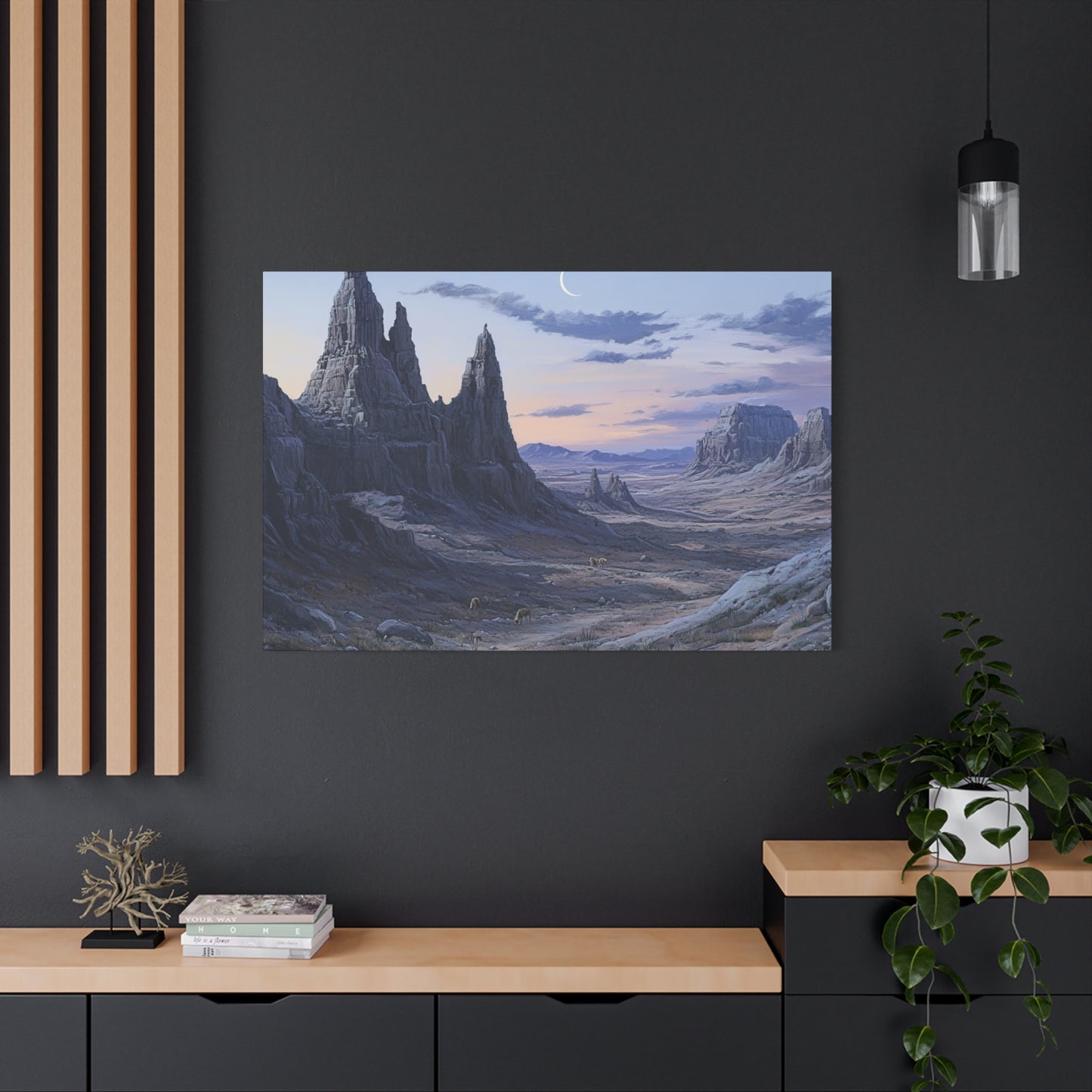 The Badlands Canvas