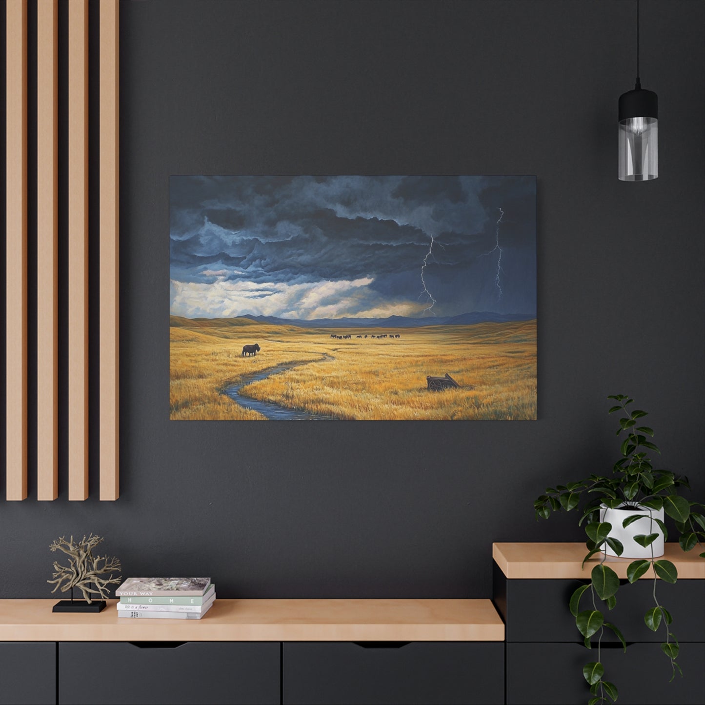 A Storm's Brewing Canvas