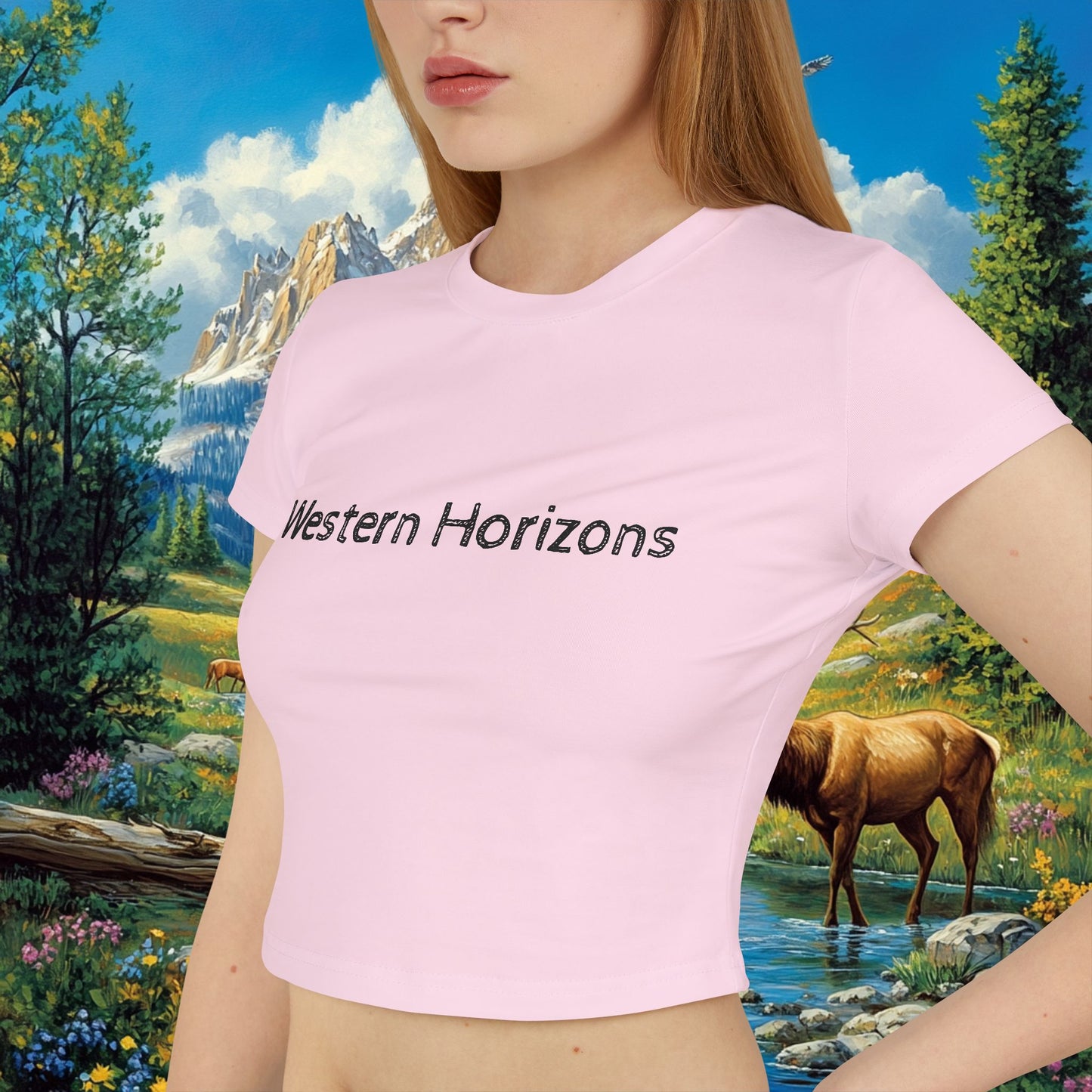 Elk Mountain Crop Top