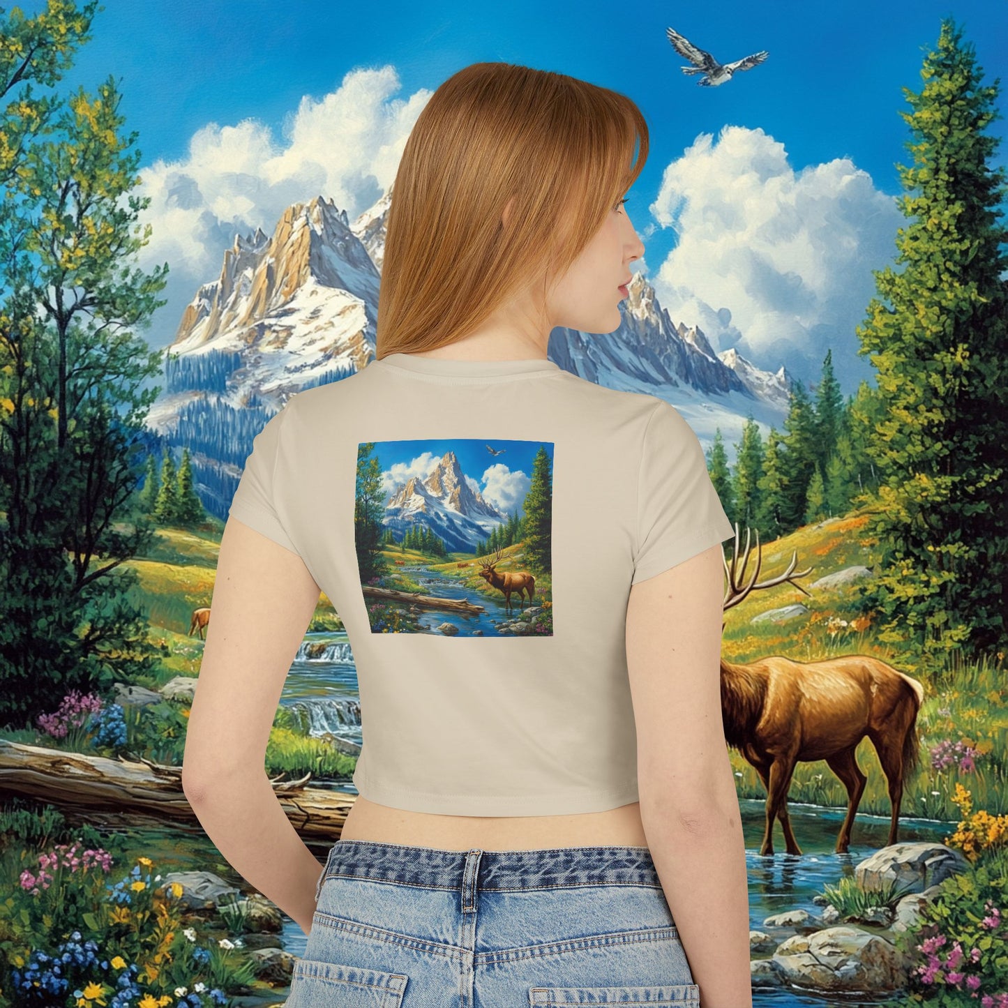 Elk Mountain Crop Top