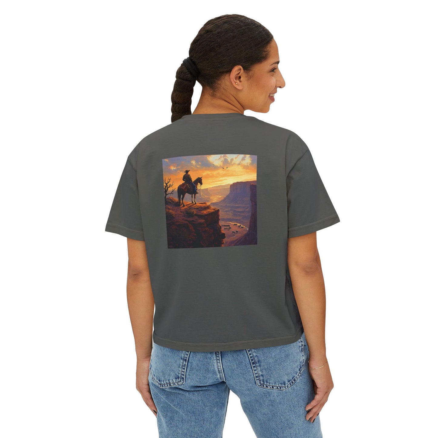 Cowboy Canyon Boxy Tee