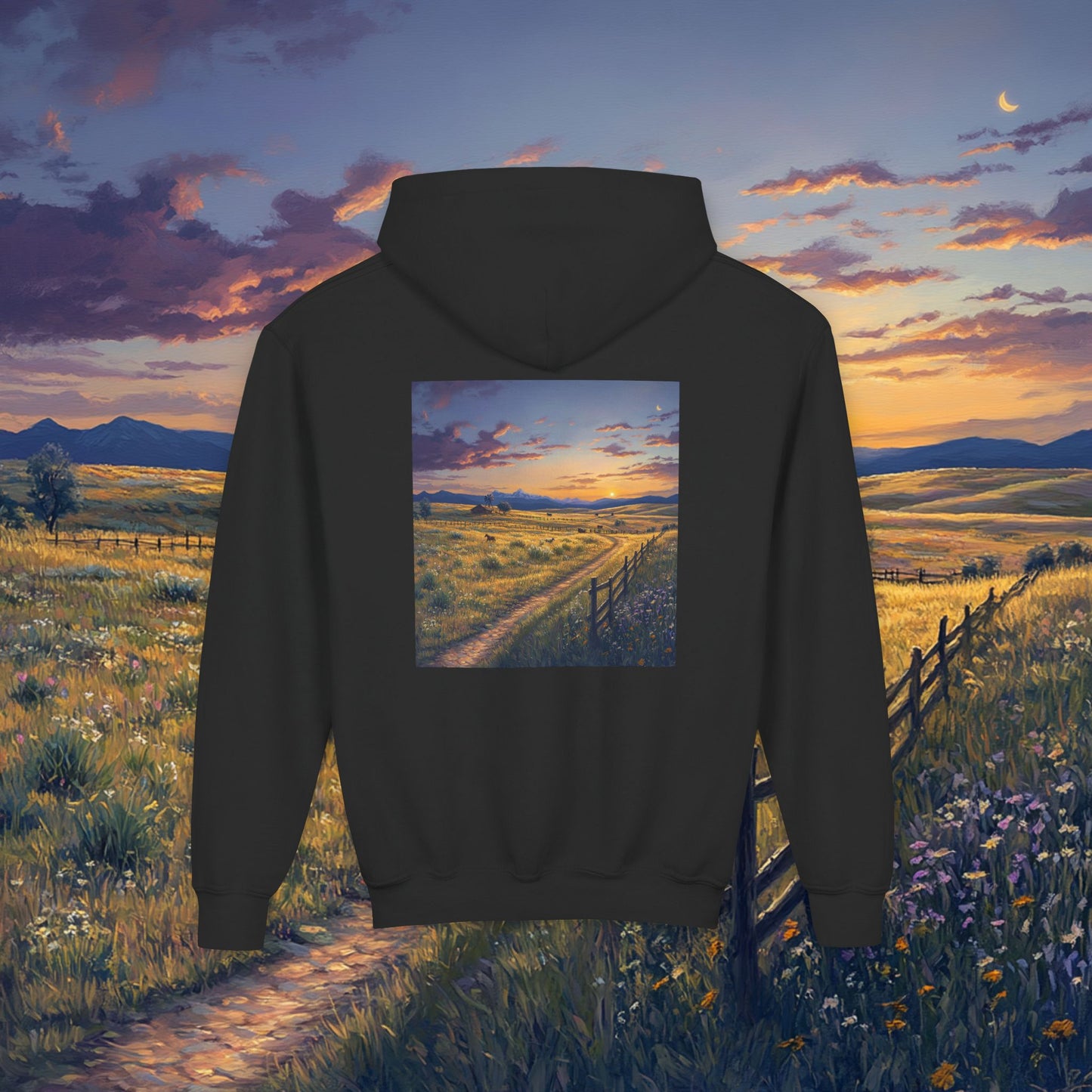 Plains Sunset Kids Hoodie