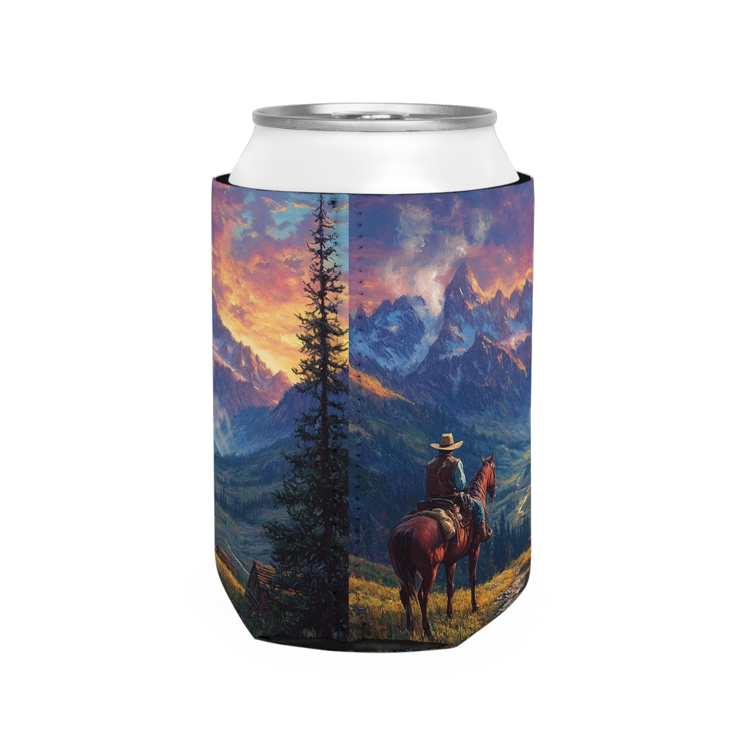 Rocky Mountain Cowboy Koozie