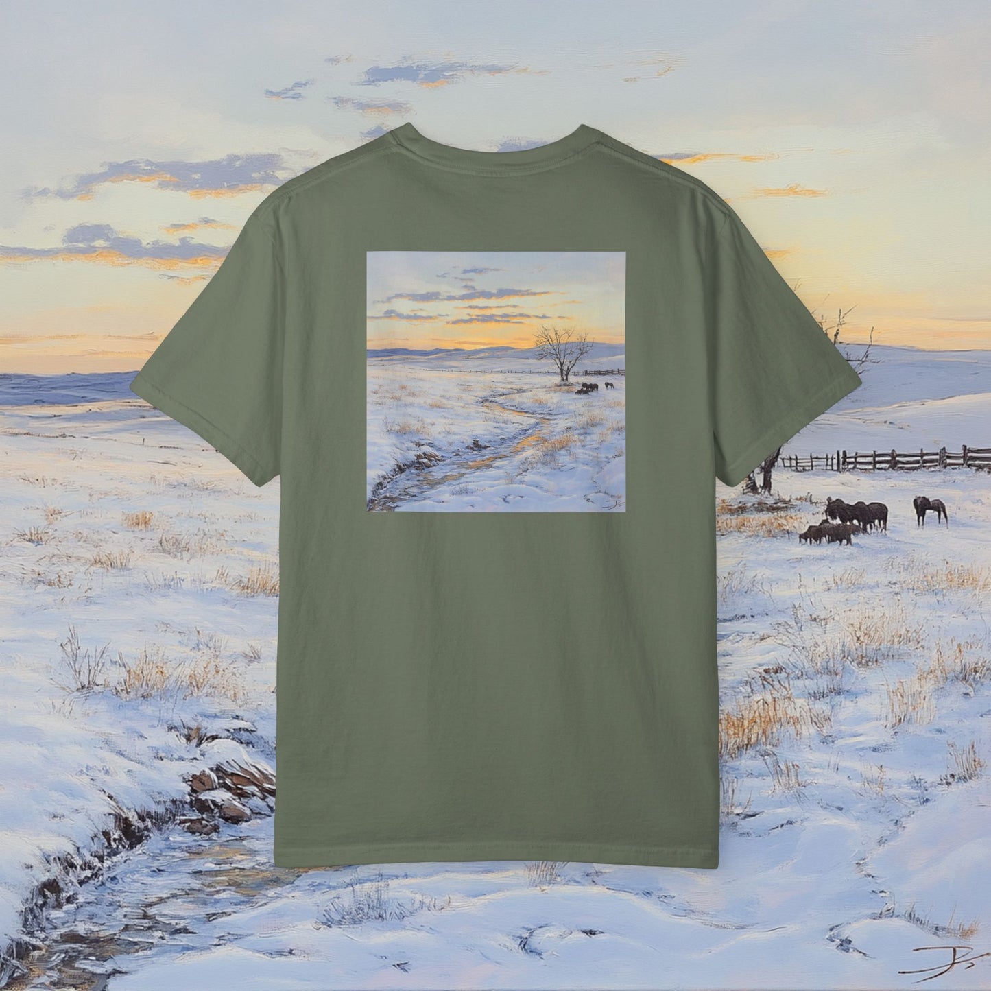 Winter Western Plains T-Shirt