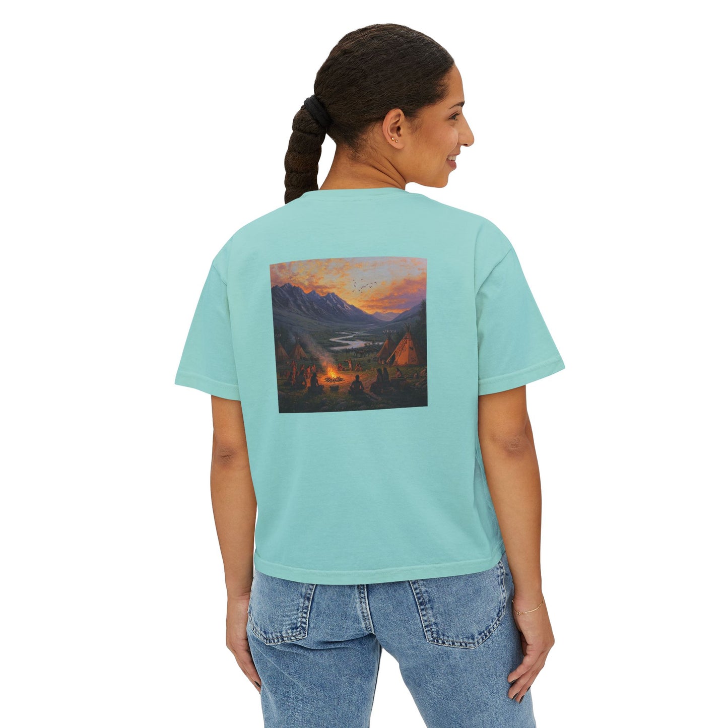 Tribal Party Boxy Tee