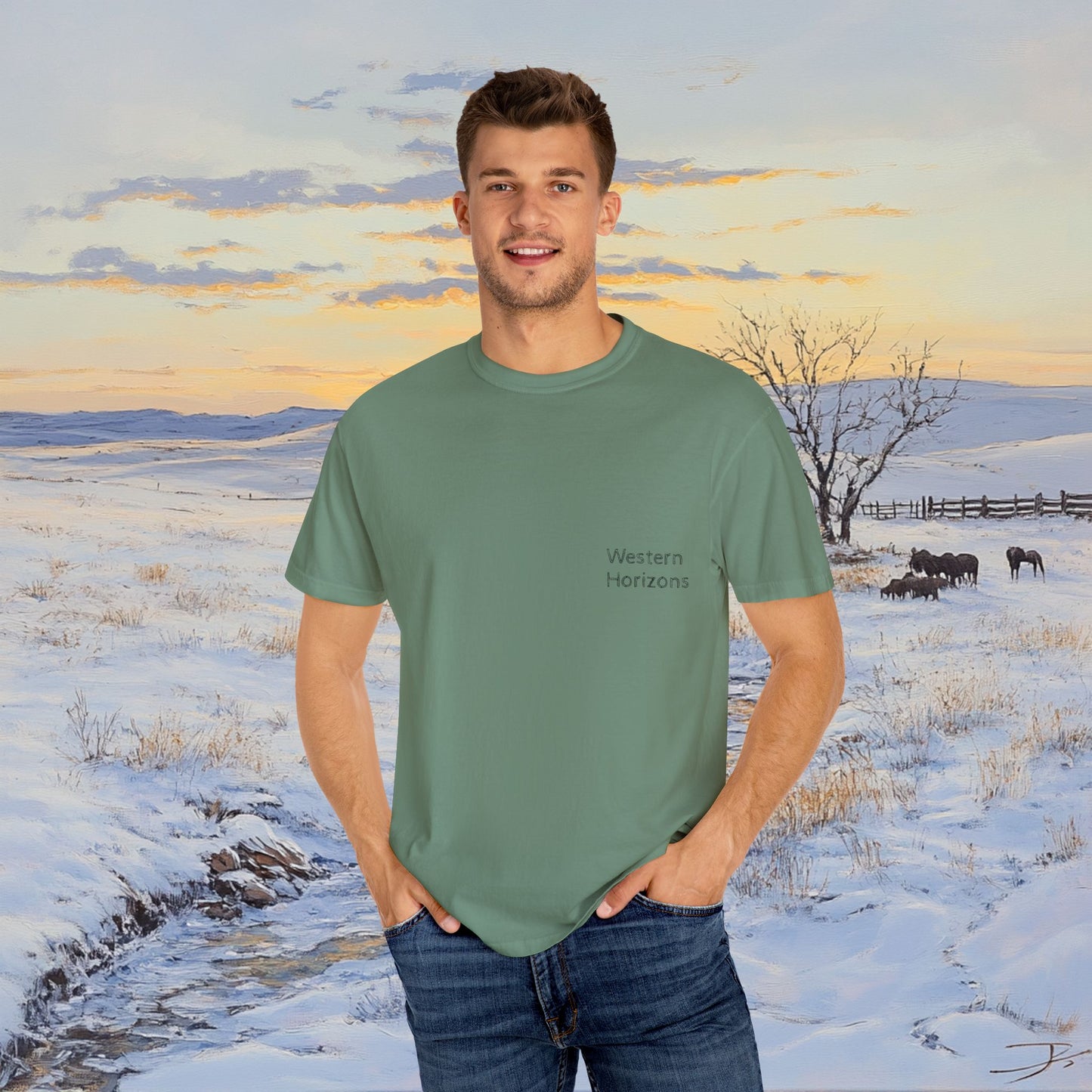 Winter Western Plains T-Shirt