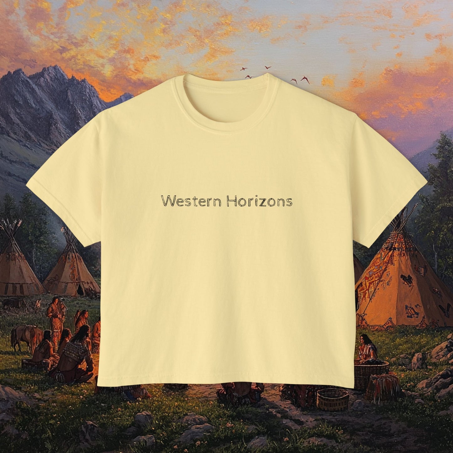 Tribal Party Boxy Tee