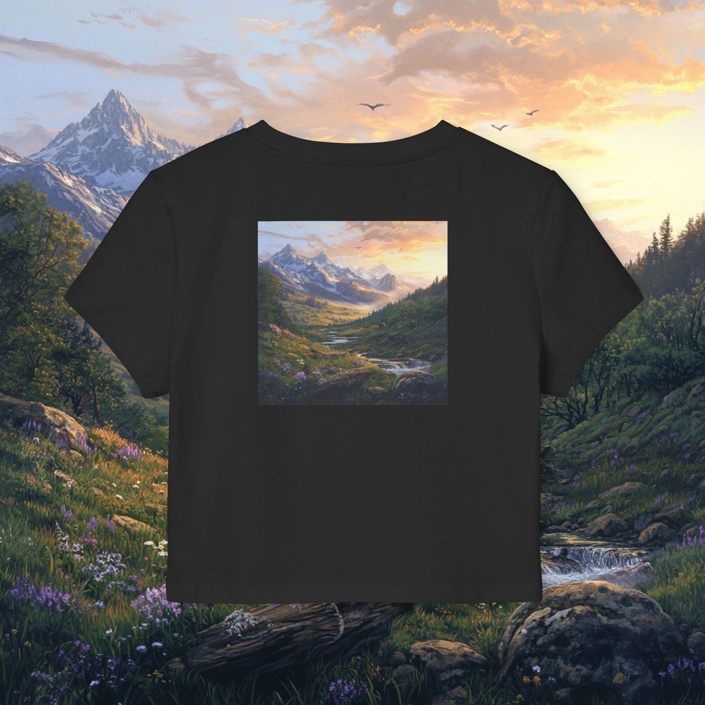 Rocky Mountain Valley Crop Top