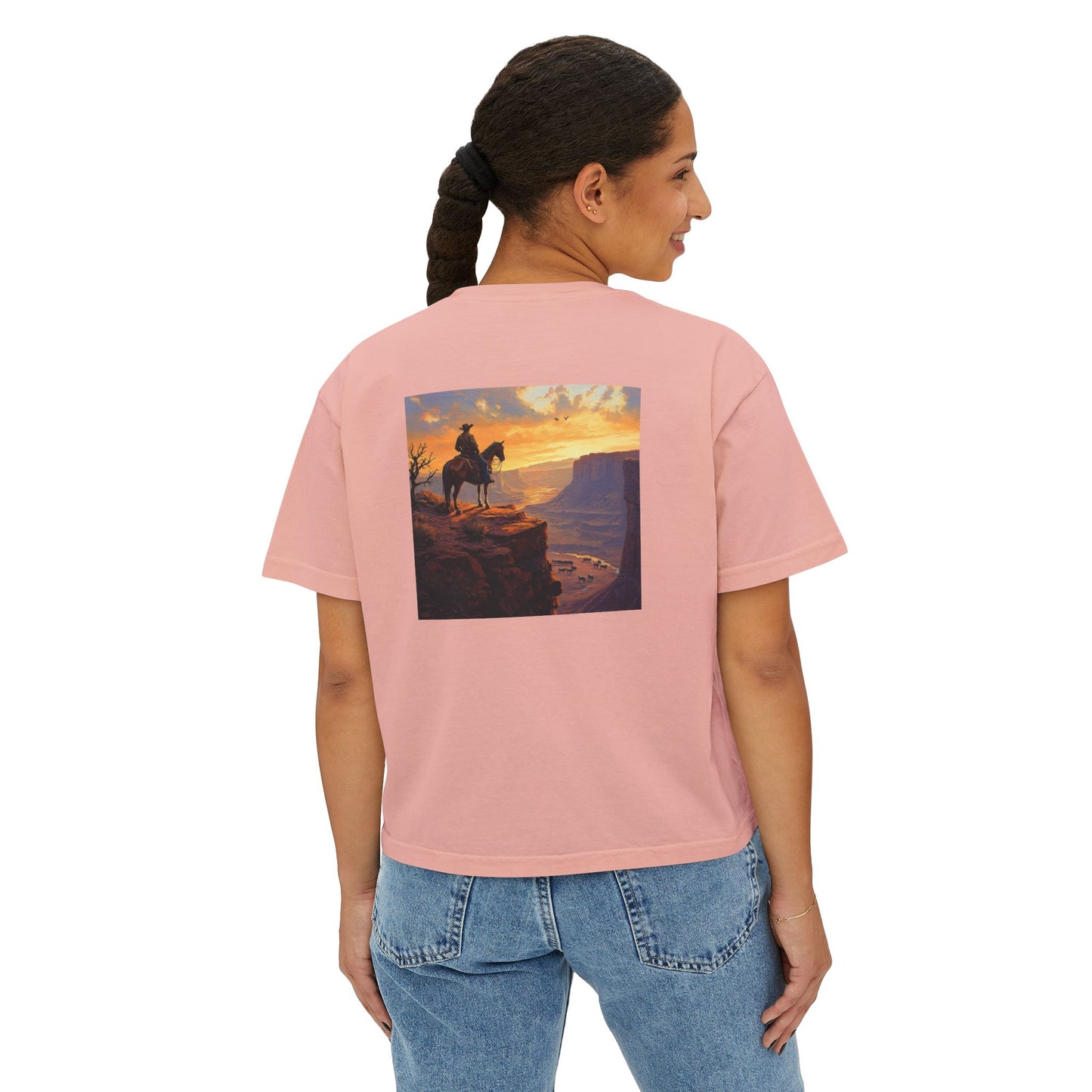 Cowboy Canyon Boxy Tee