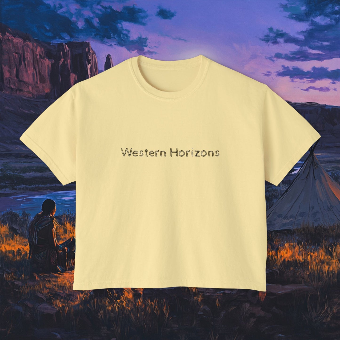 Tribal Gathering Boxy Tee