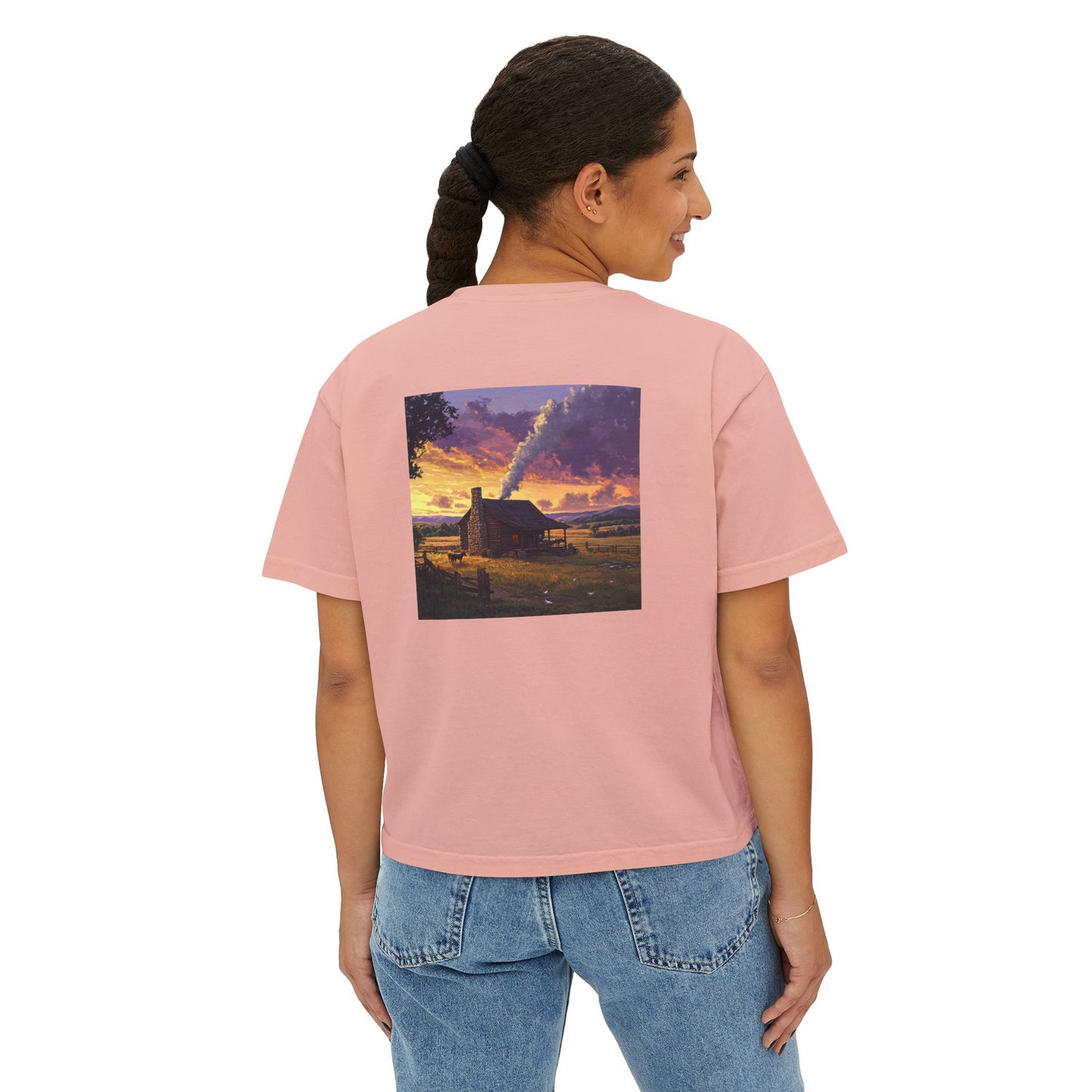 Homestead Sunset Boxy Tee