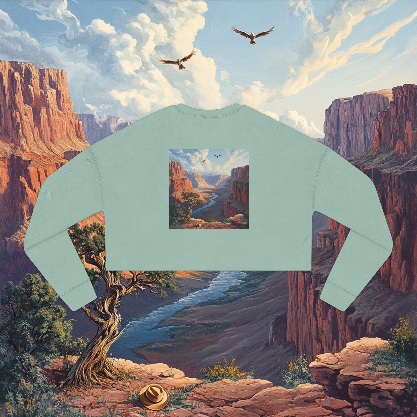 Grand Canyon Crop Sweatshirt