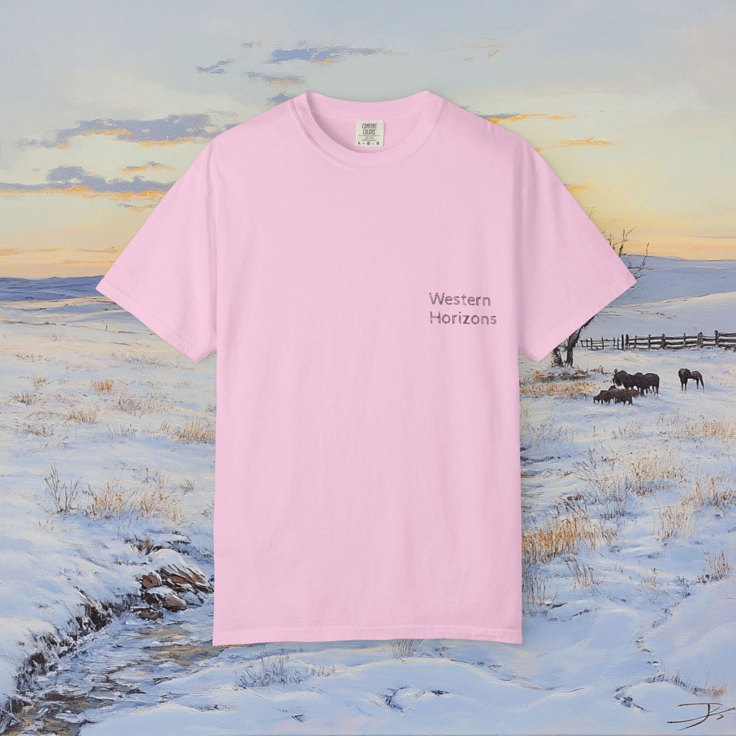 Winter Western Plains T-Shirt