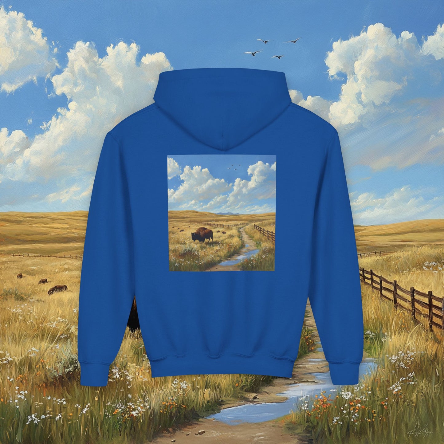 Buffalo Plains Kids Hoodie