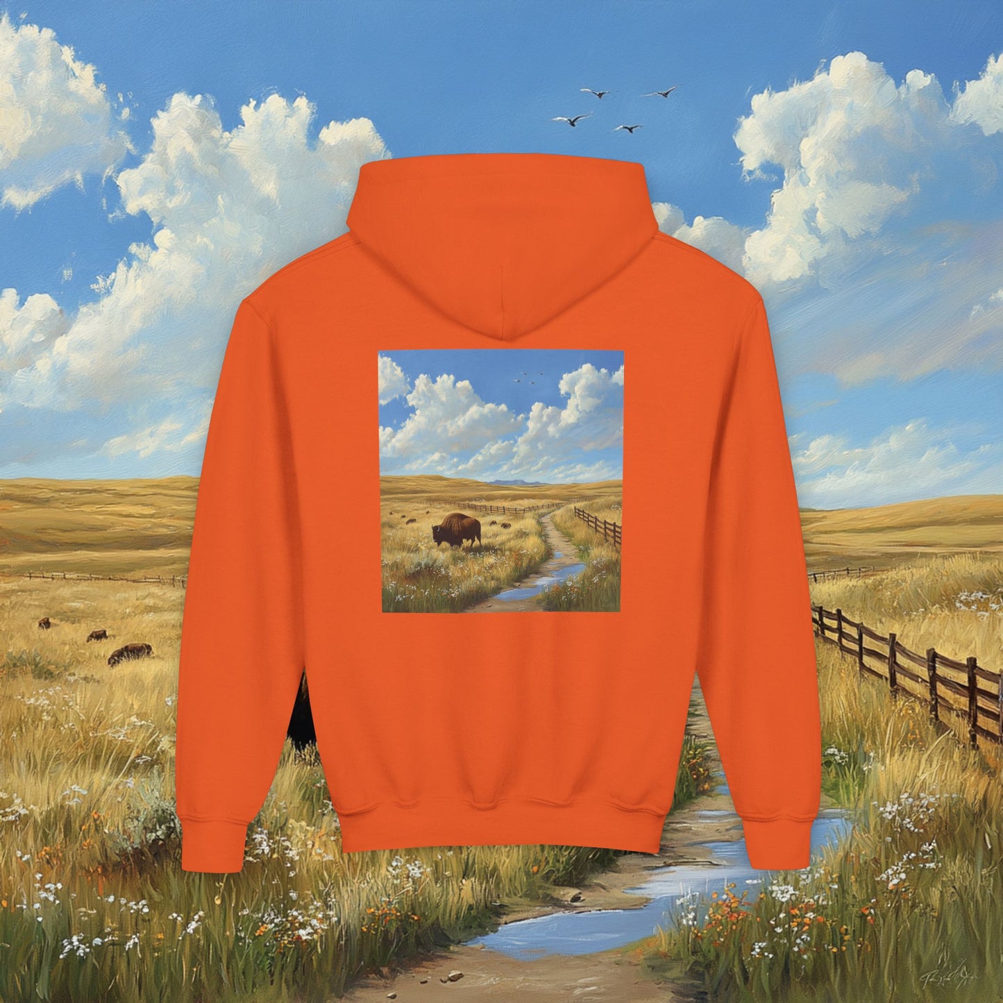 Buffalo Plains Kids Hoodie
