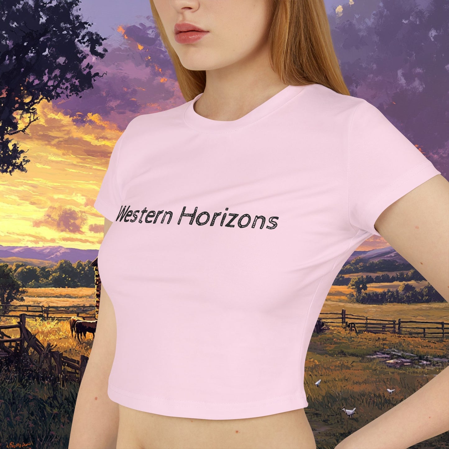 Homestead Sunset Crop Top