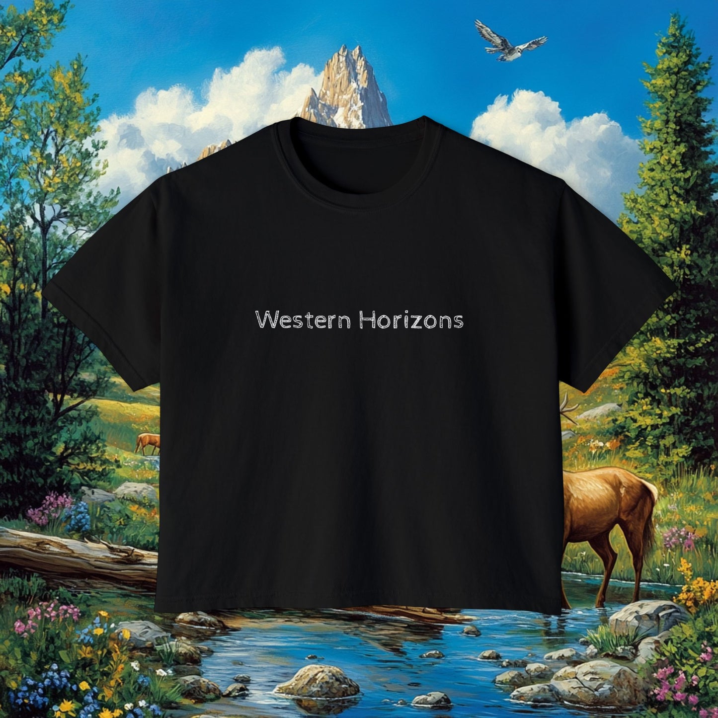 Elk Mountain Boxy Tee