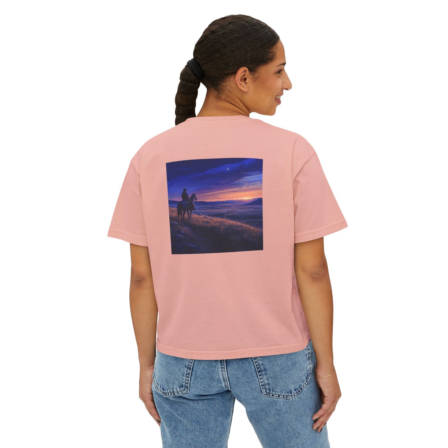 Twilight Cowboy Boxy Tee