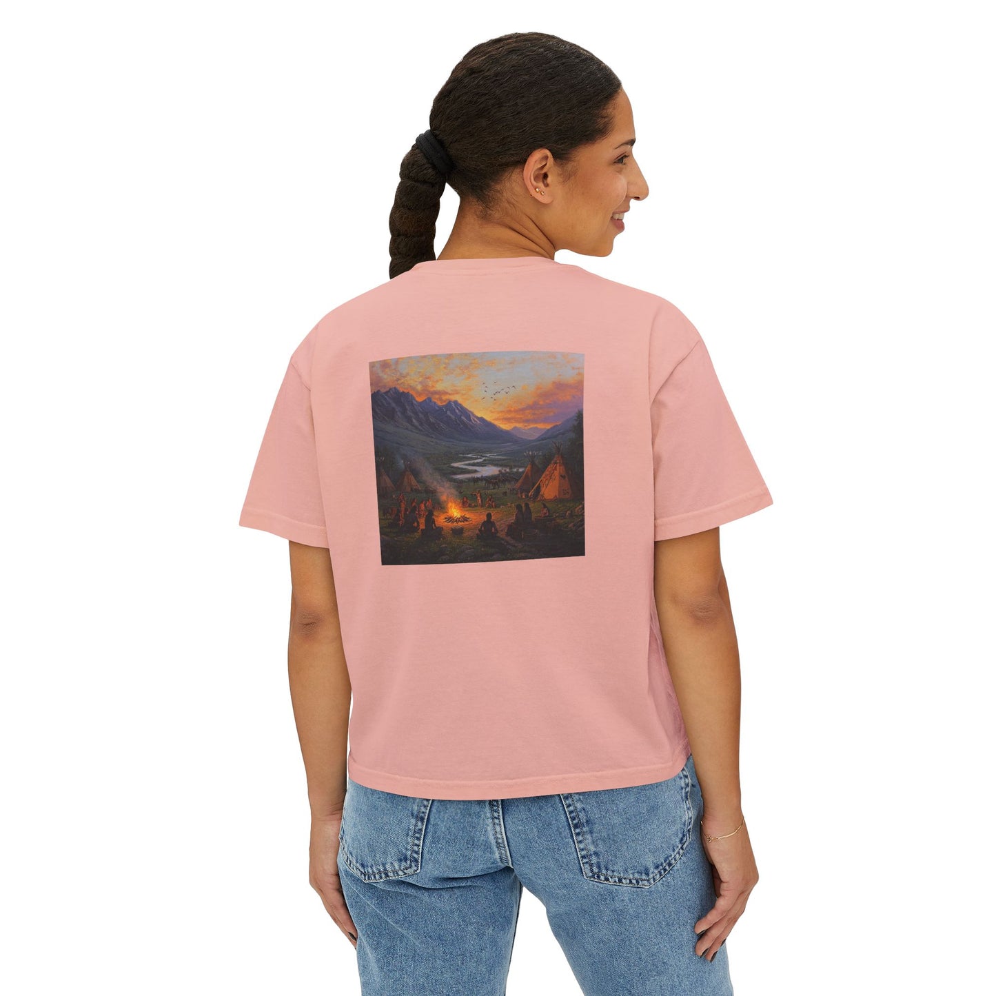 Tribal Party Boxy Tee