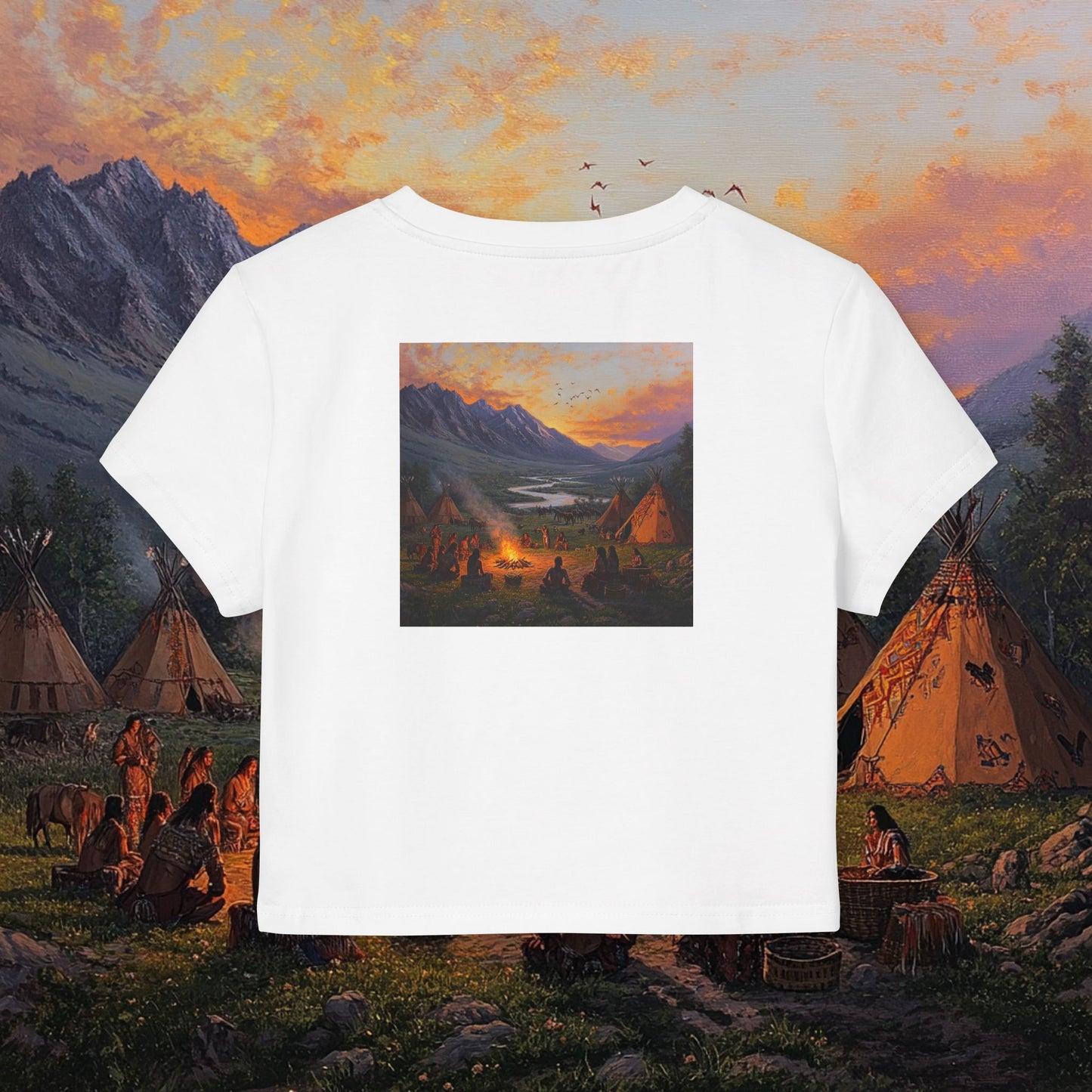 Tribal Party Crop Top