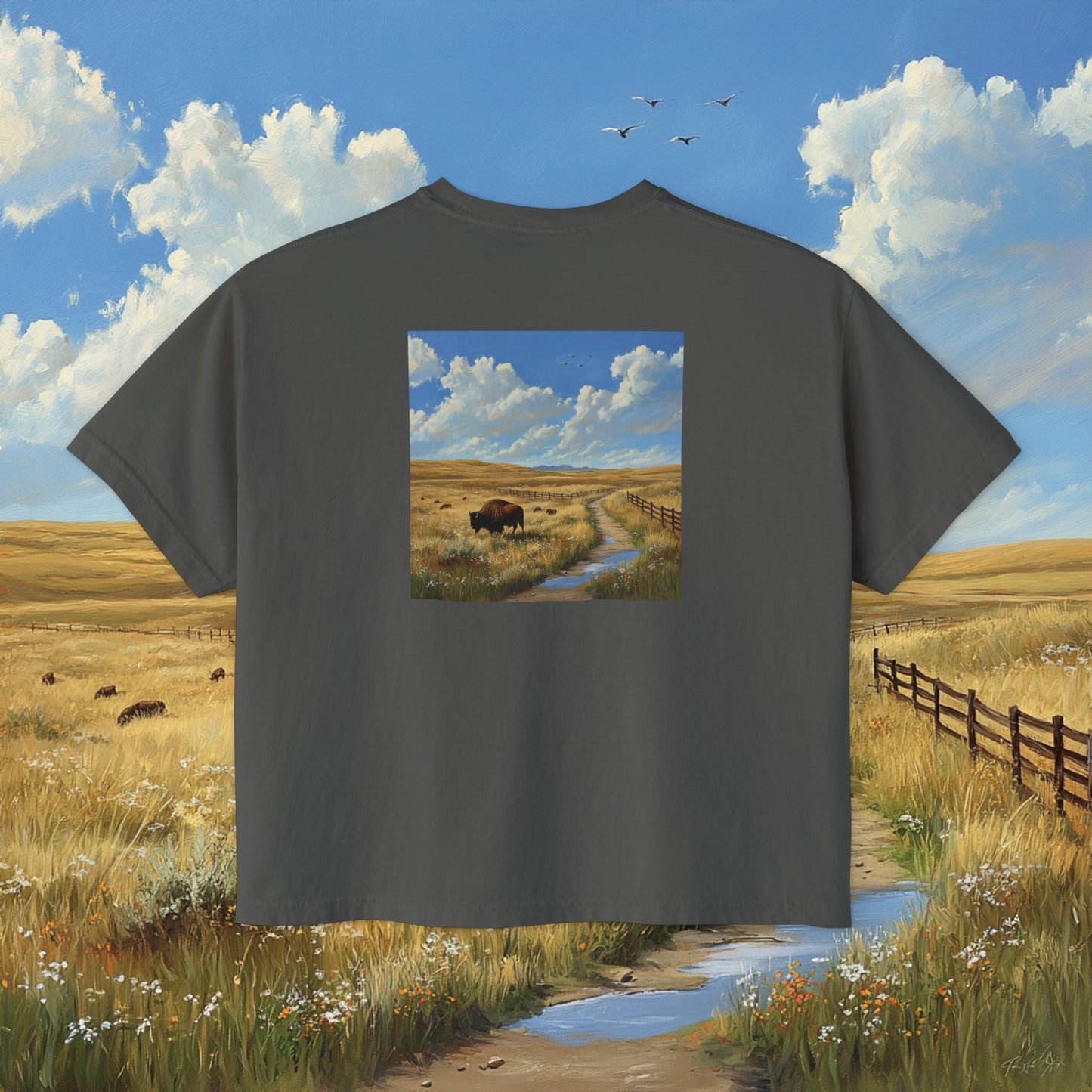 Buffalo Plains Boxy Tee