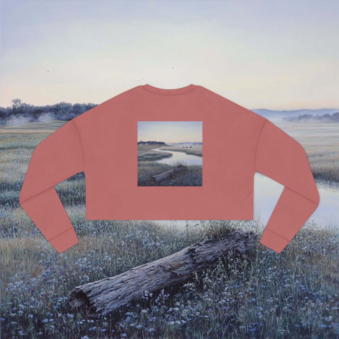Misty Mornings Crop Sweatshirt