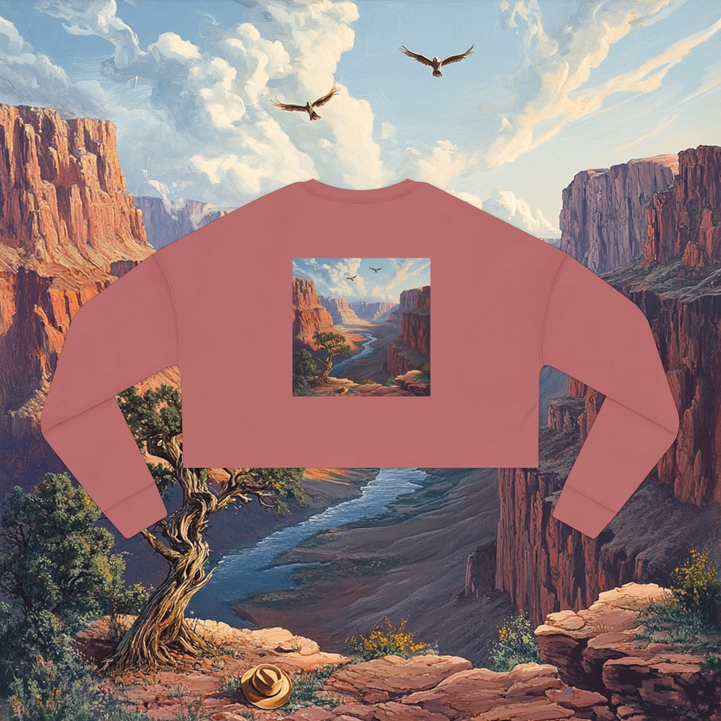 Grand Canyon Crop Sweatshirt