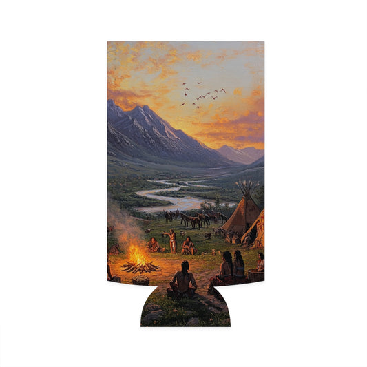 Tribal Party Slim Can Koozie