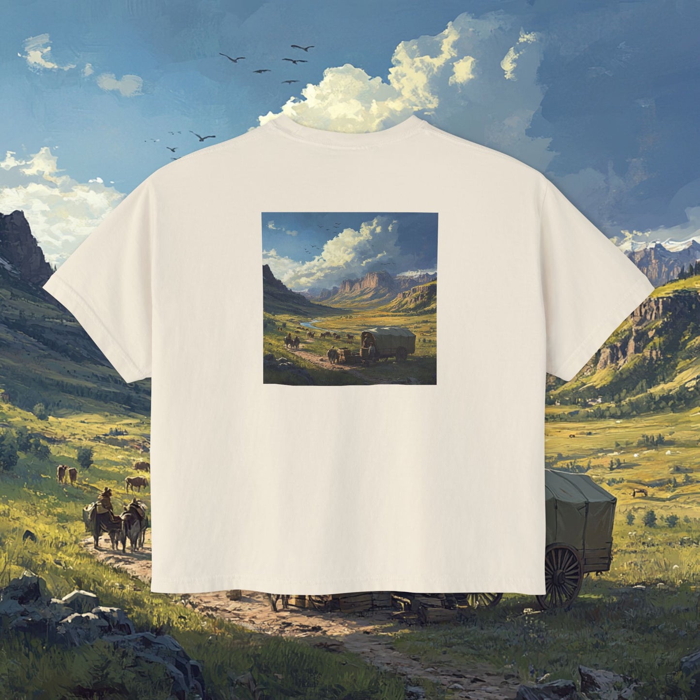 Headin' West Boxy Tee