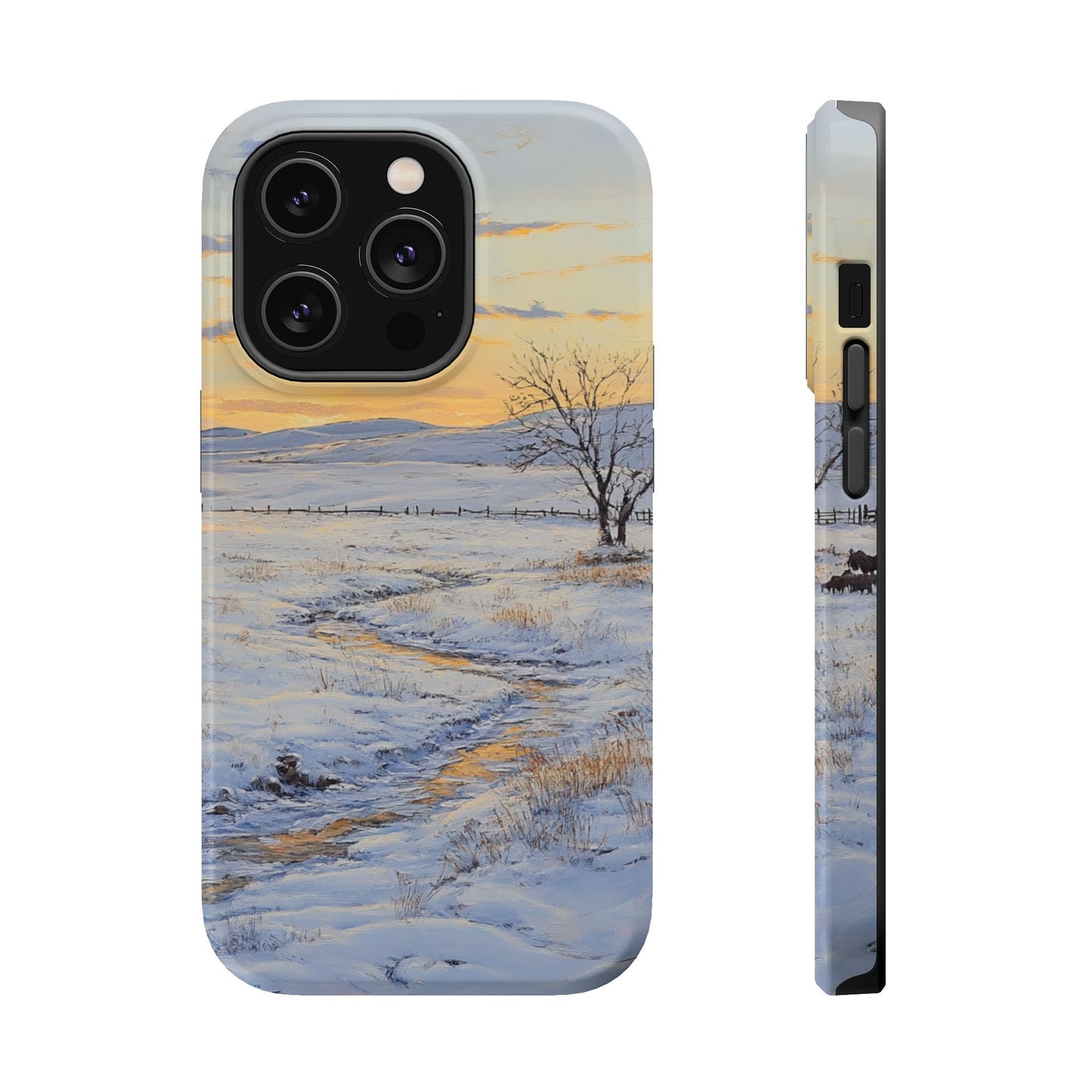 Winter Western Plains Phone Case