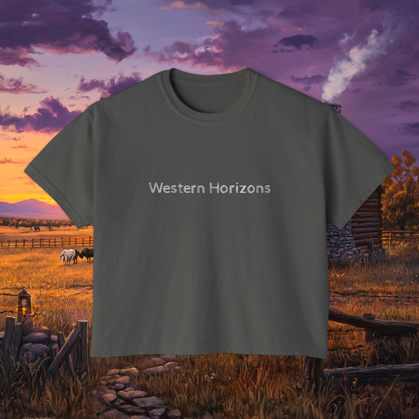 Settling Down Boxy Tee