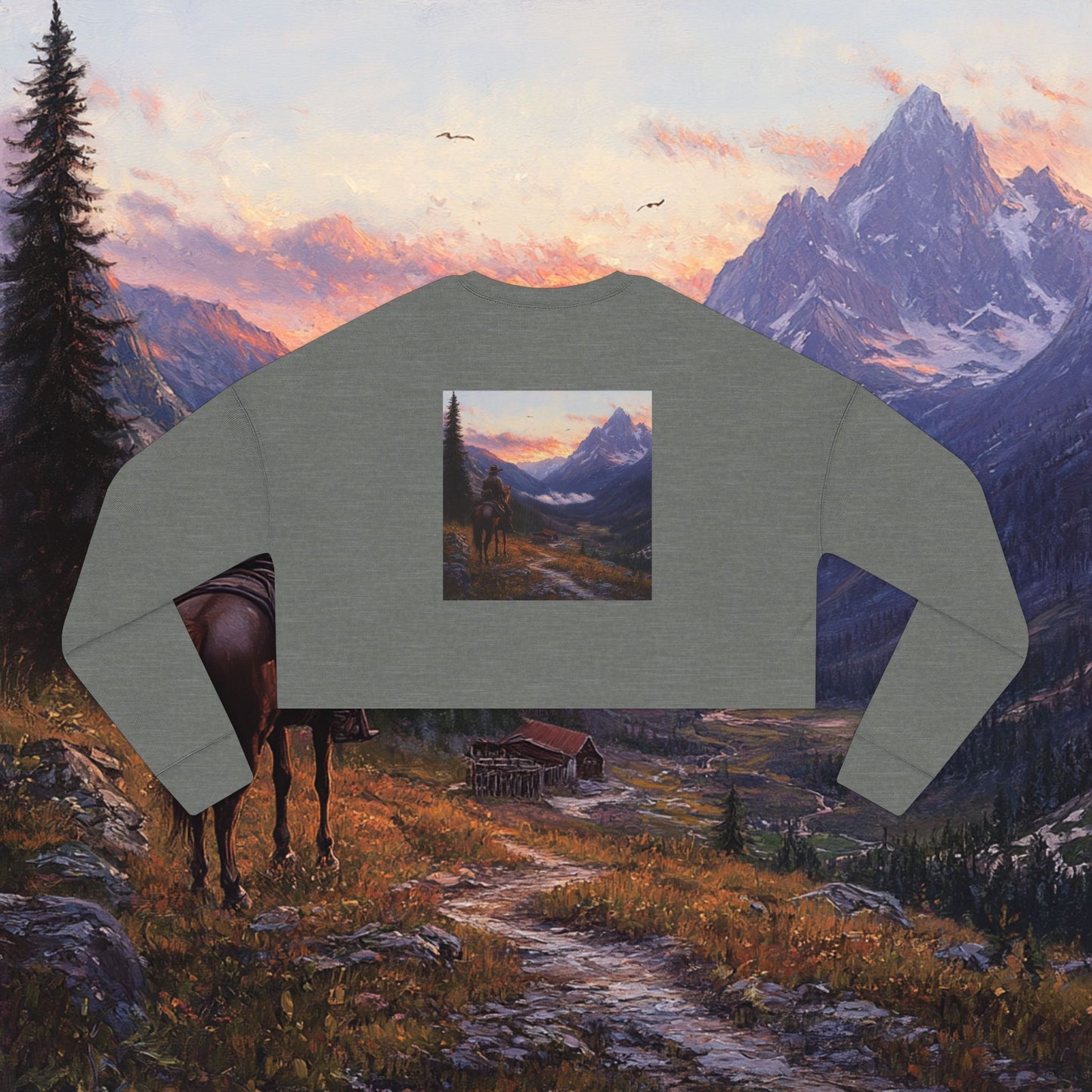 Returning Home Crop Sweatshirt