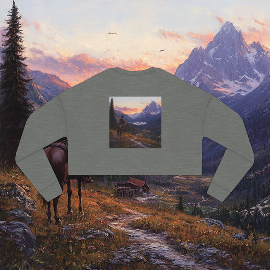 Returning Home Crop Sweatshirt