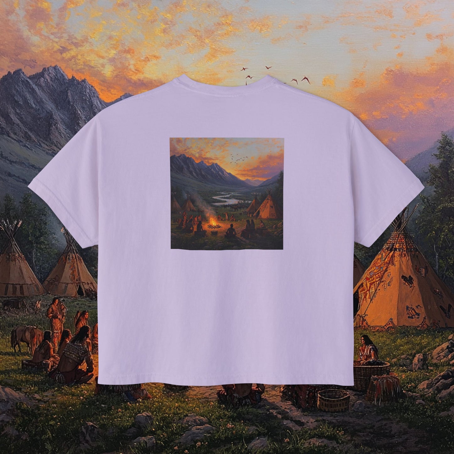 Tribal Party Boxy Tee