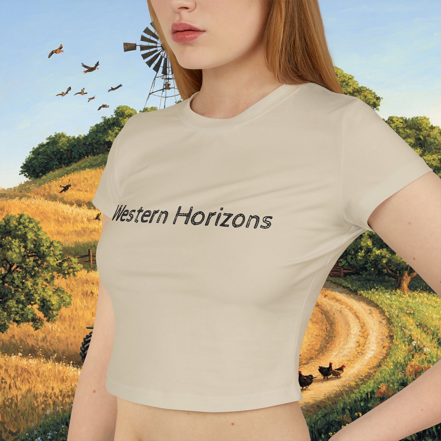 Farm Barn Crop Top