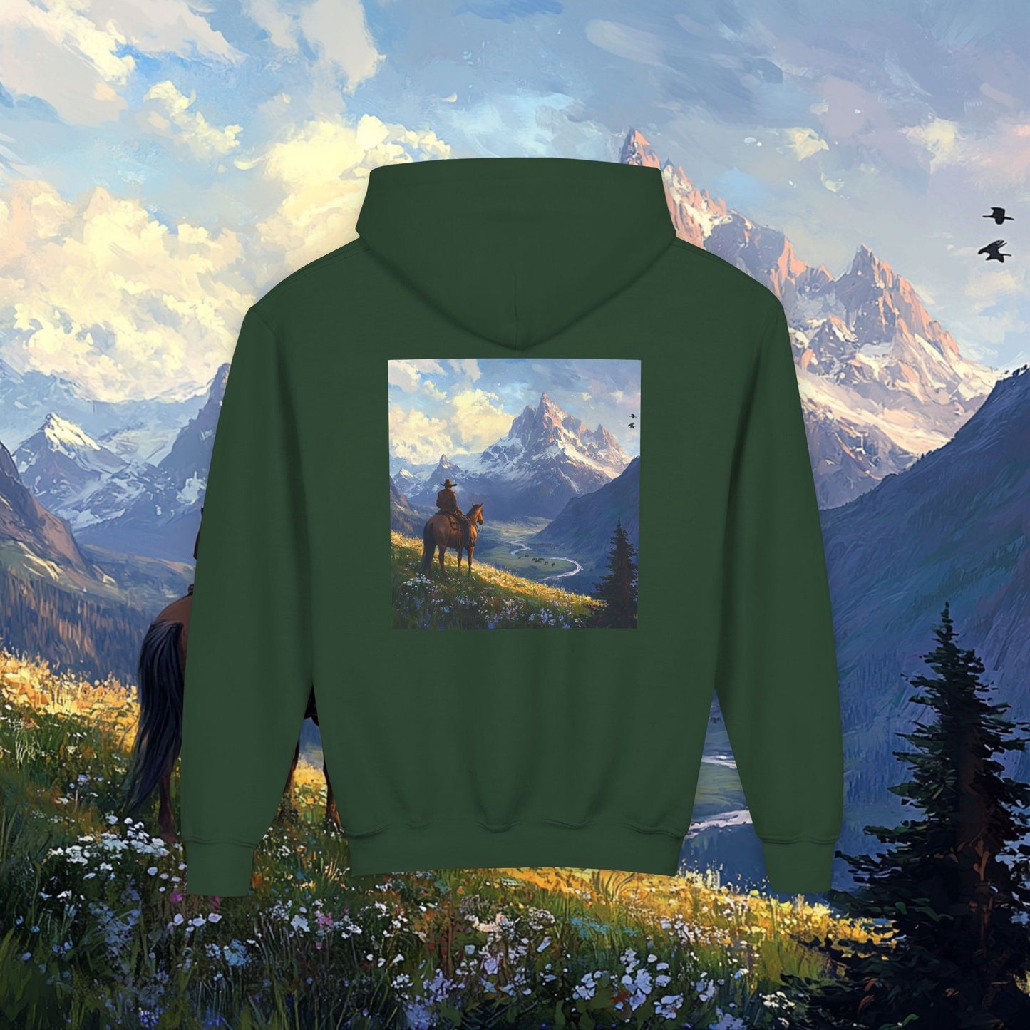Lonesome Traveler Kids Hoodie
