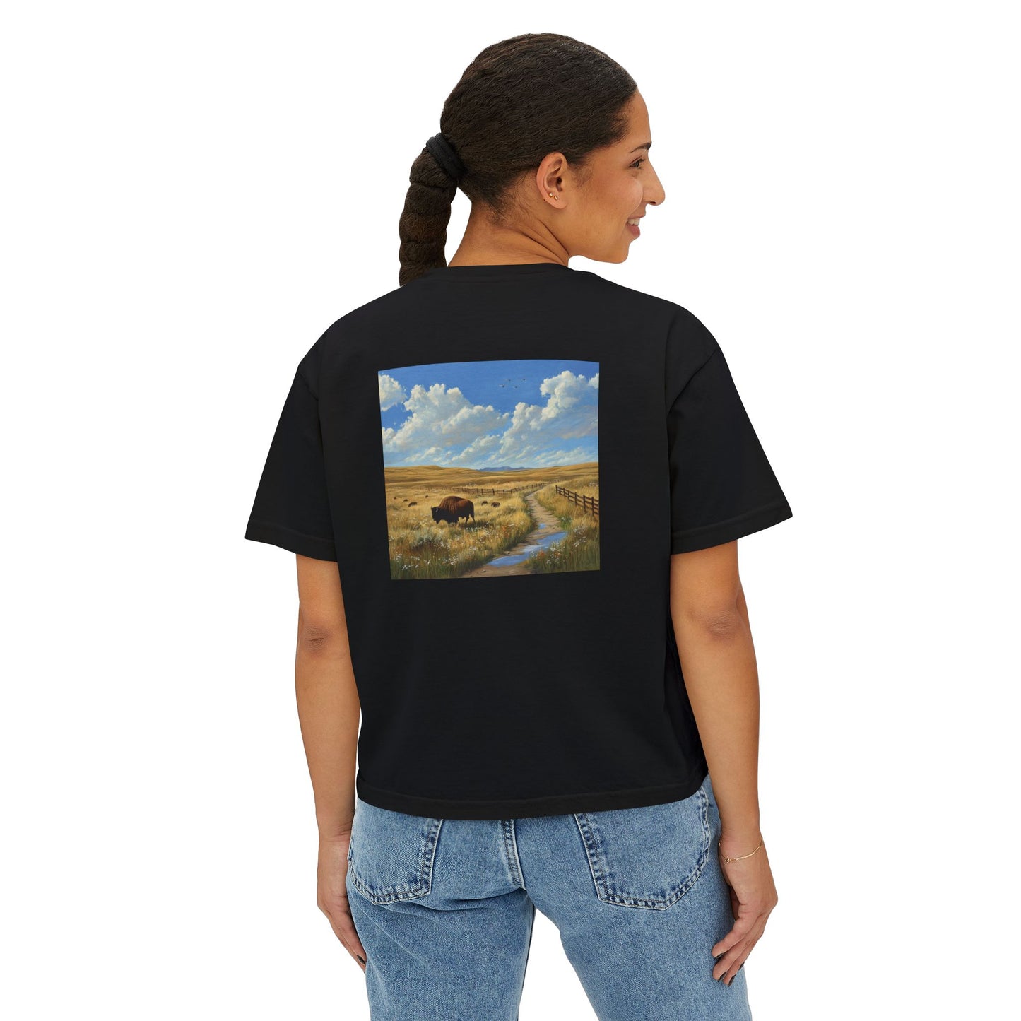 Buffalo Plains Boxy Tee