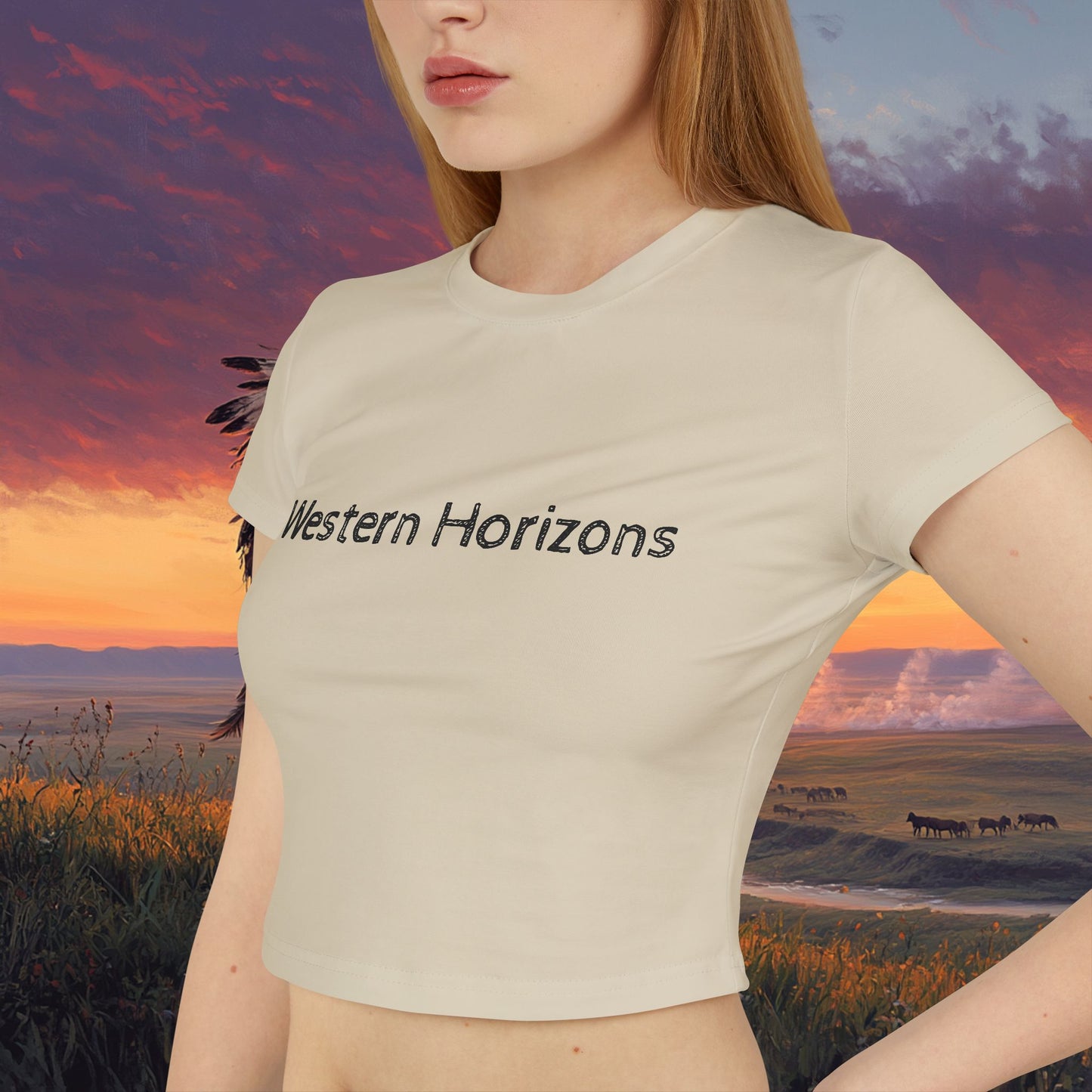 A Warrior's Best Friend Crop Top