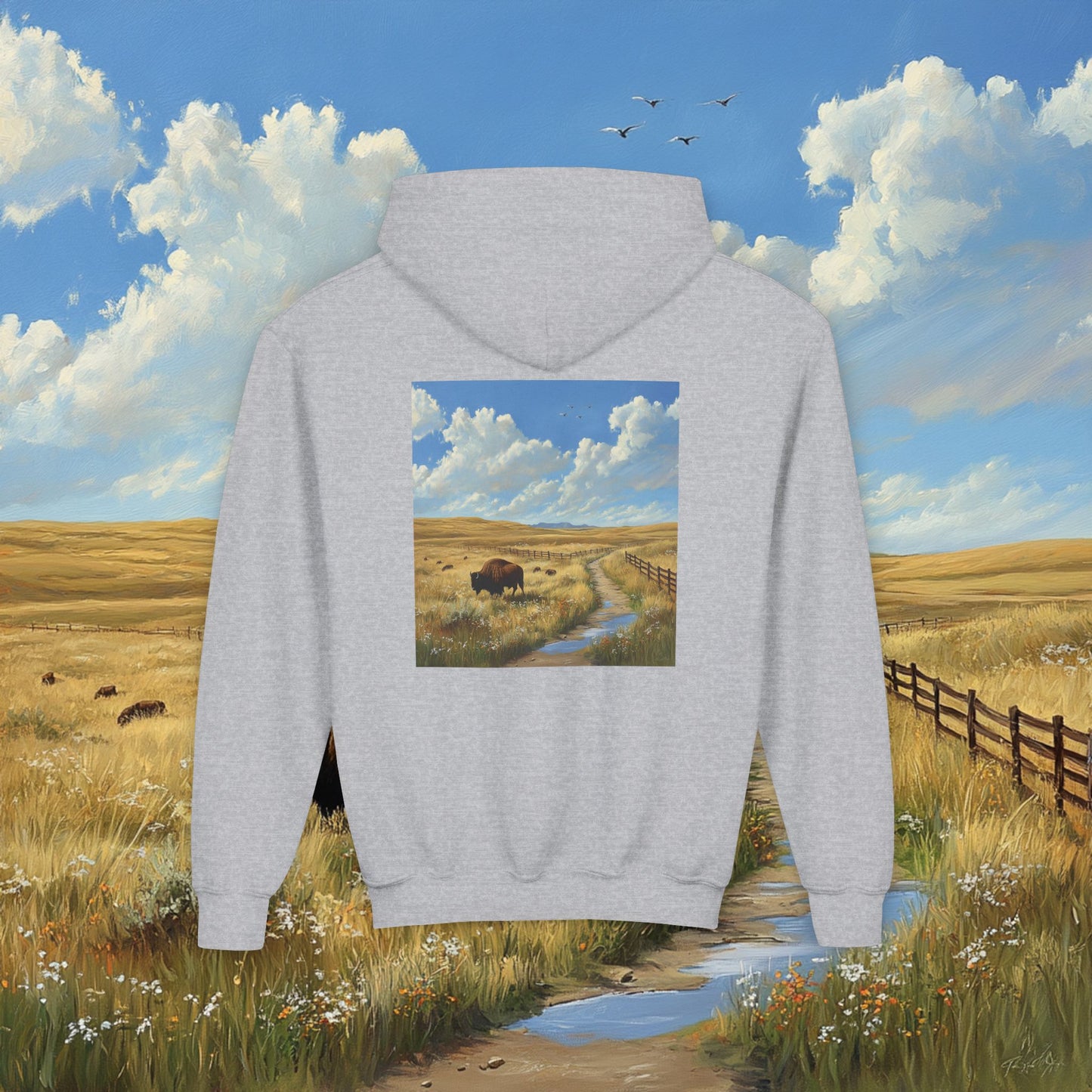Buffalo Plains Kids Hoodie