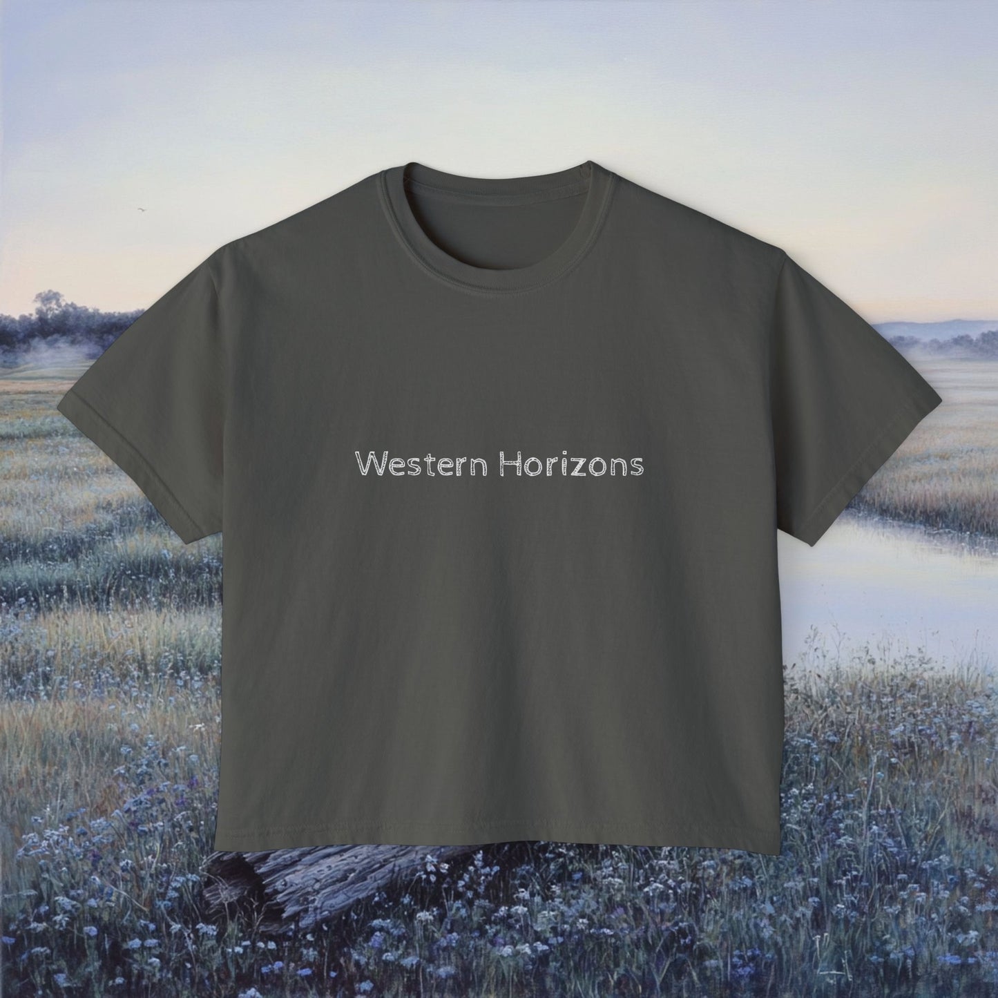 Misty Mornings Boxy Tee